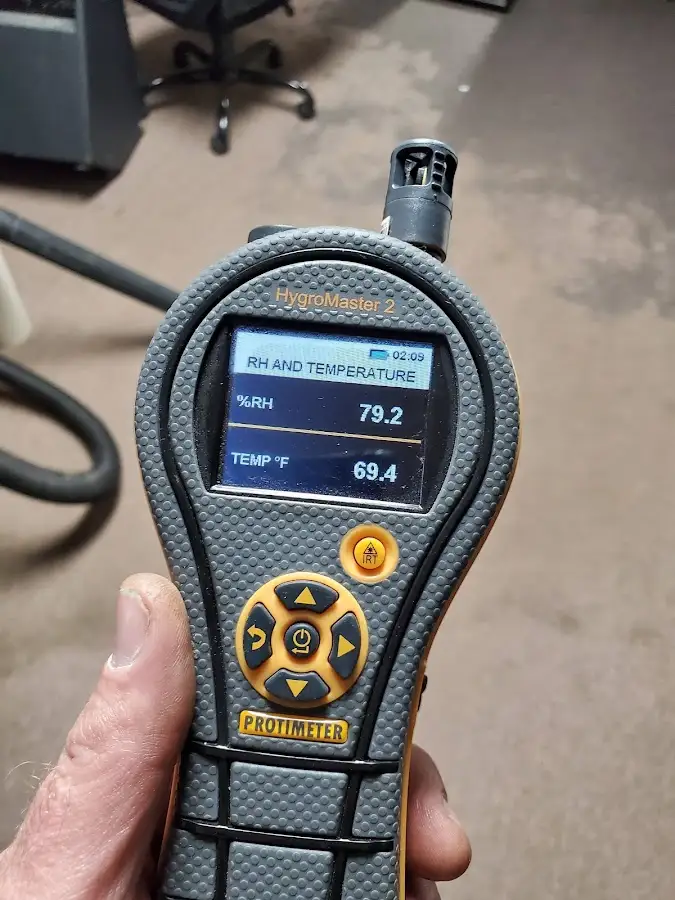 Moisture meter humidity assessment for Fire & Smoke Damage Restoration in Fruitville